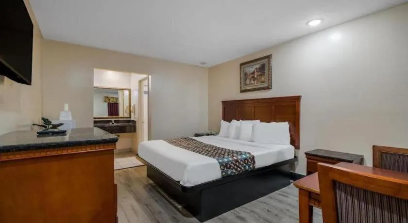 Bed in Americas Best Value Inn Redlands San Bernardino