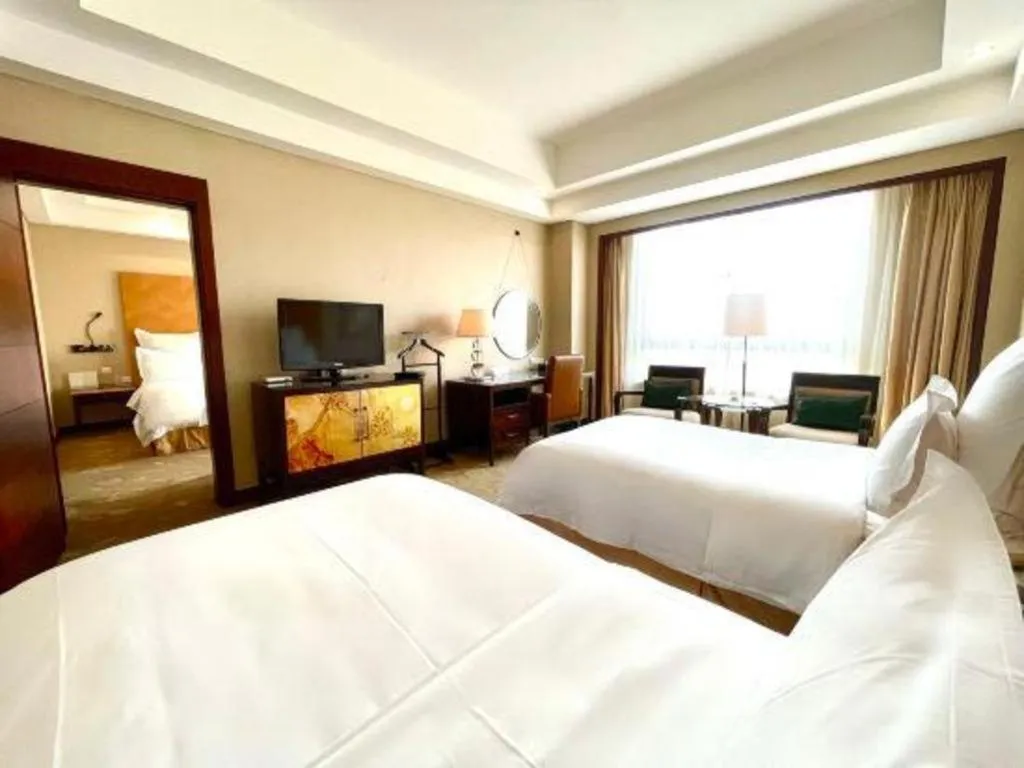 Bed in Kunshan Newport Hotel