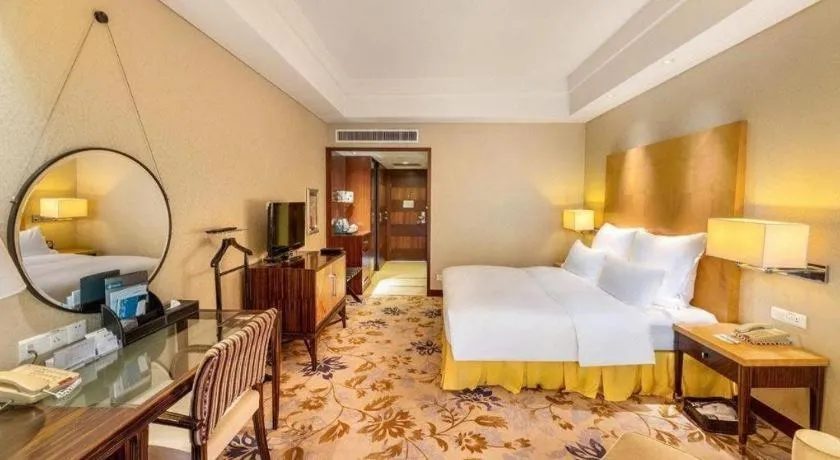 Bed in Kunshan Newport Hotel