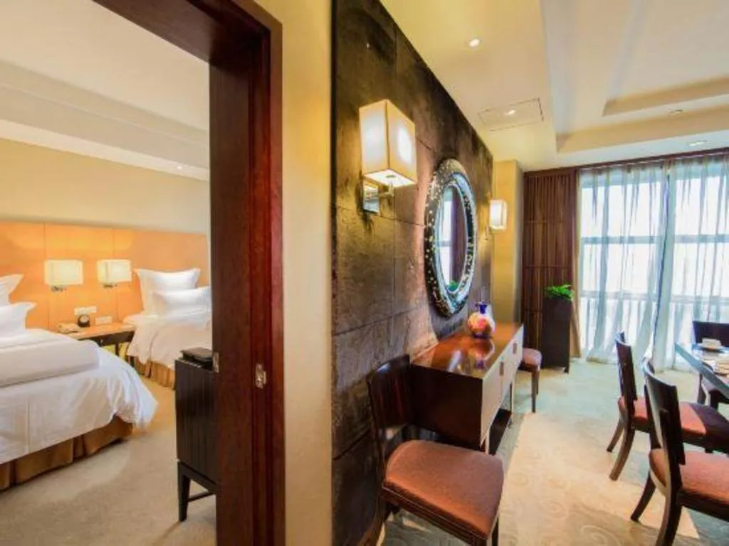 Bed in Kunshan Newport Hotel