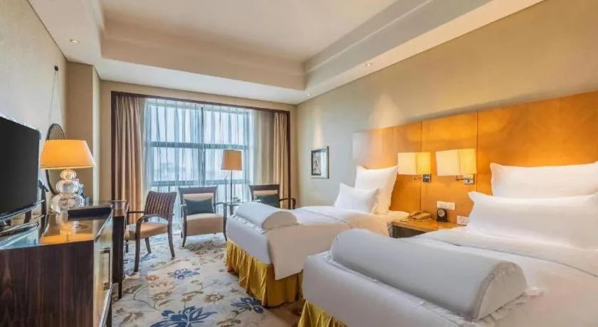 Bed in Kunshan Newport Hotel