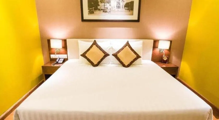 Bed in Grand Silverland Hotel