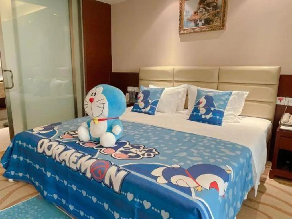 Bed in Chengdu Sovereign Hotel