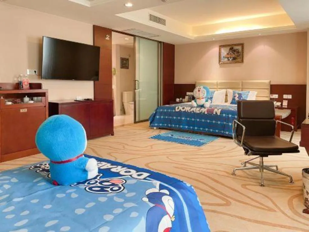 Bed in Chengdu Sovereign Hotel