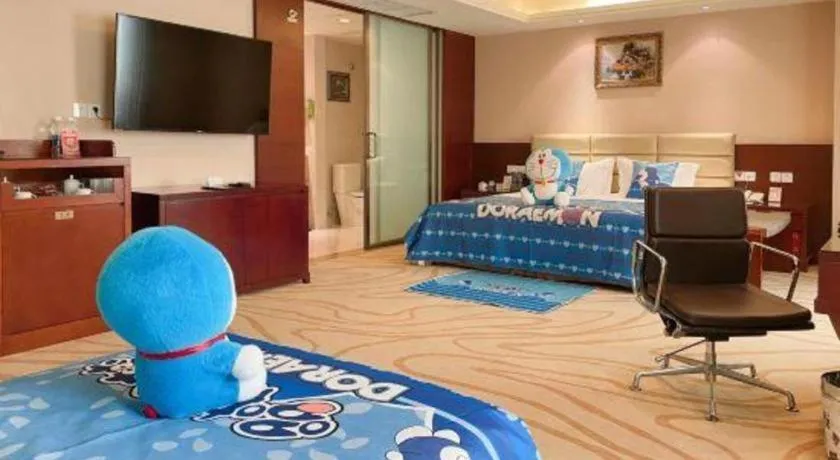 Bed in Chengdu Sovereign Hotel