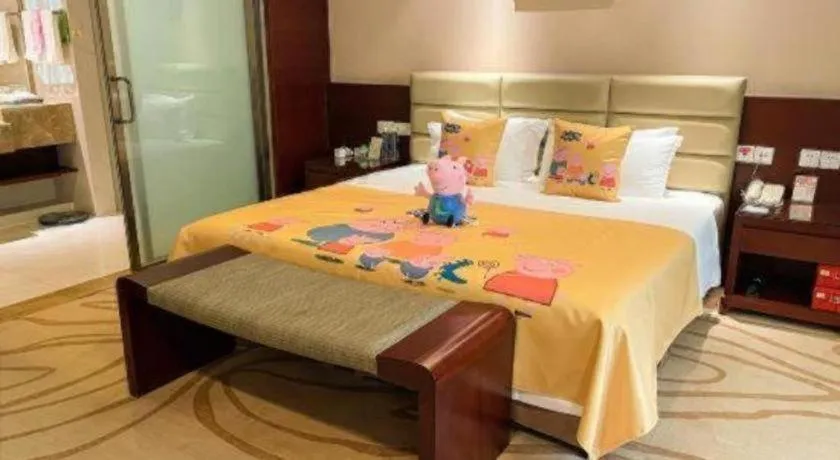 Bed in Chengdu Sovereign Hotel