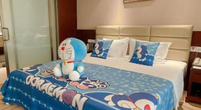 Bed in Chengdu Sovereign Hotel