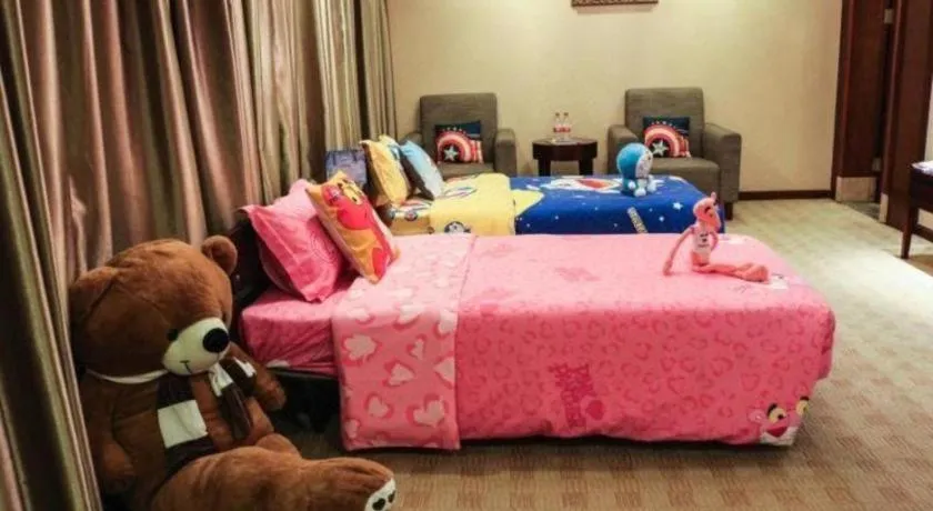 Bed in Chengdu Sovereign Hotel