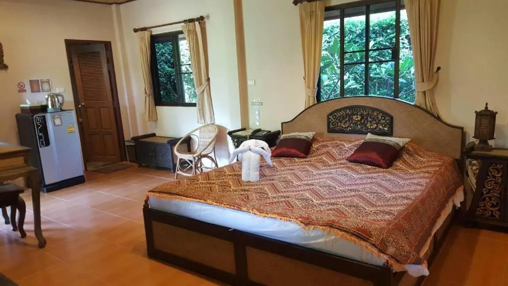 Bed in Phufatara Resort