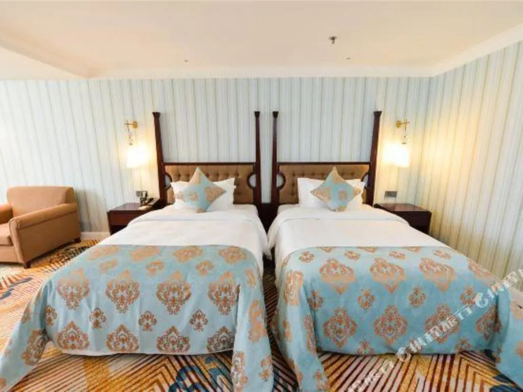Bed in Chongqing River Romance Hotel