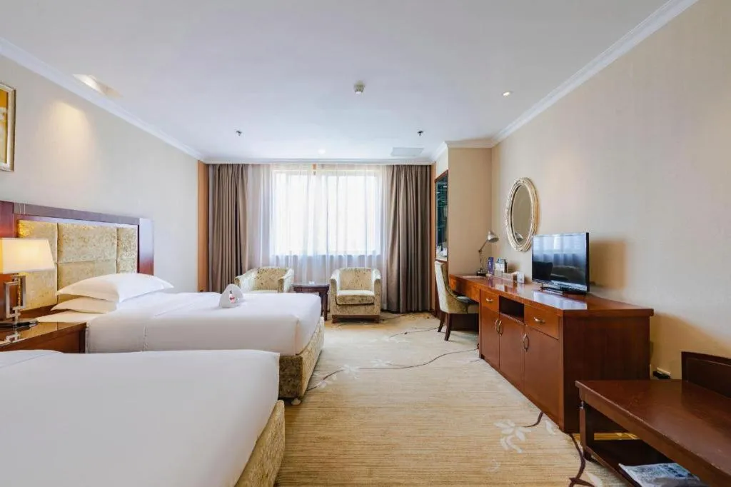 Bed in Chongqing River Romance Hotel