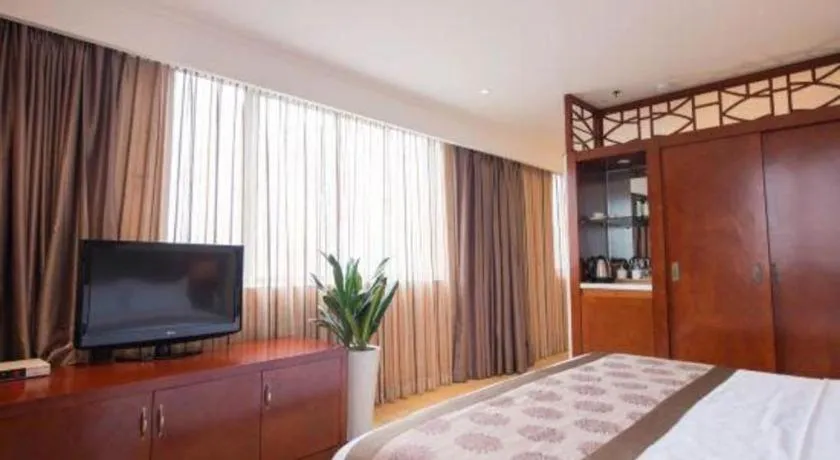 Bed in Chongqing River Romance Hotel