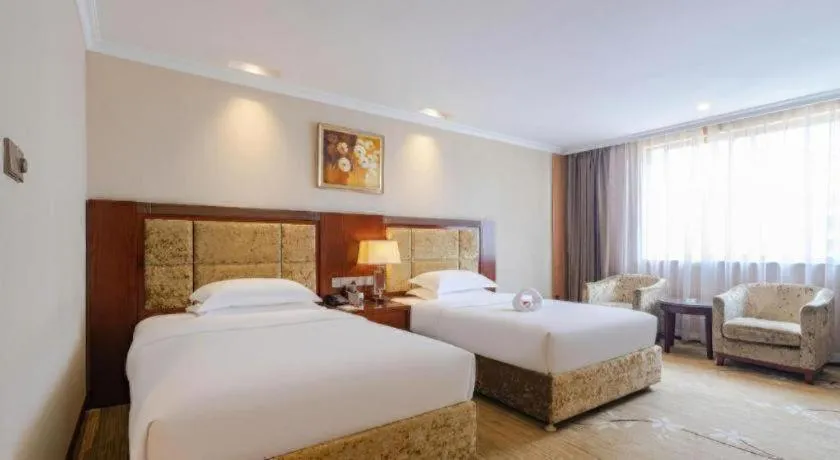 Bed in Chongqing River Romance Hotel