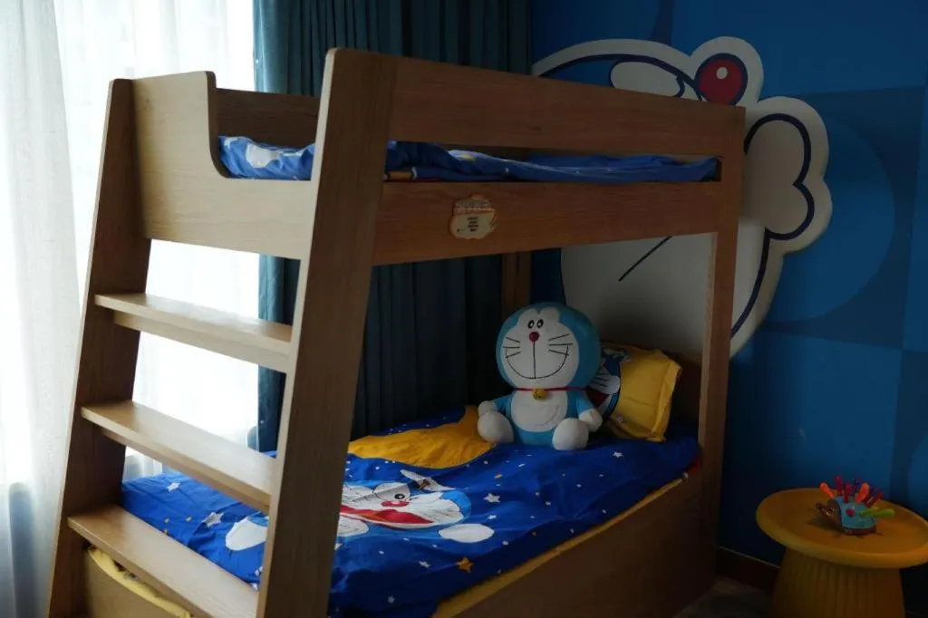 Bed in Fuyang International Trade Centre Hotel