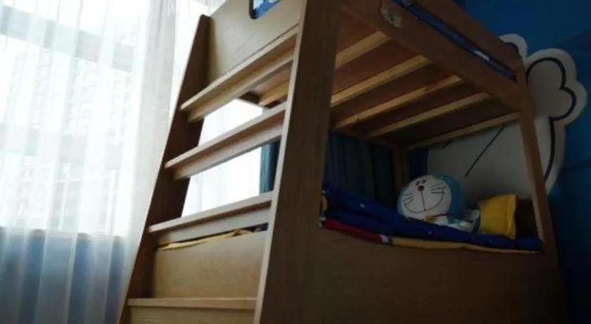 Bed in Fuyang International Trade Centre Hotel