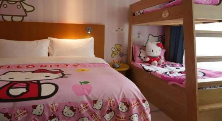 Bed in Fuyang International Trade Centre Hotel