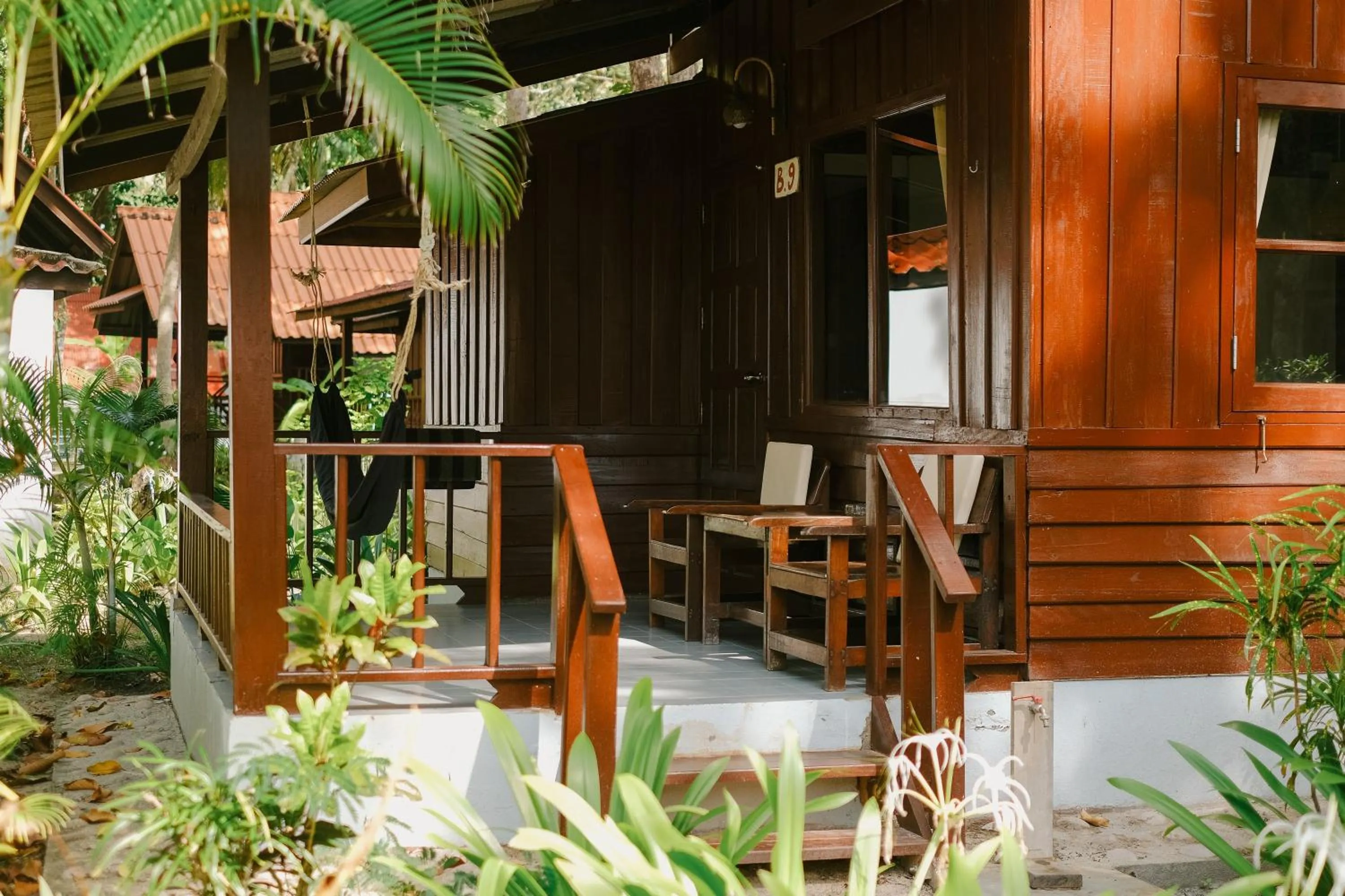 Balcony/Terrace in JOY Bungalow Resort and Restaurant