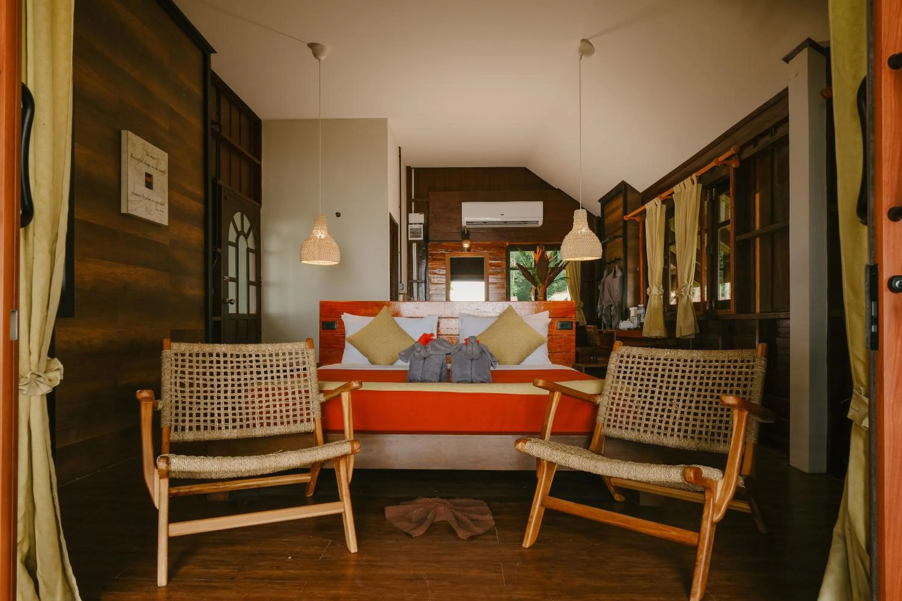 Seating area in JOY Bungalow Resort and Restaurant