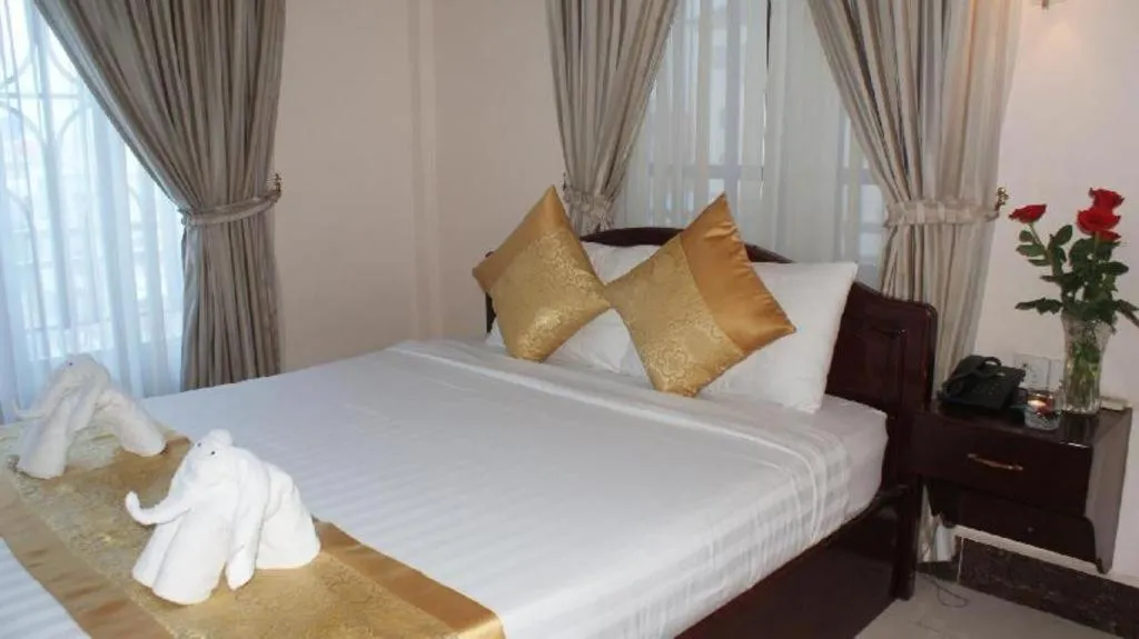 Bed in Jun Yue Hotel