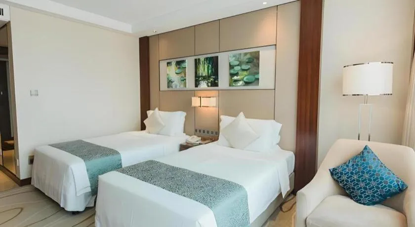 Bed in Grand Soluxe Zhongyou Hotel Shenzhen