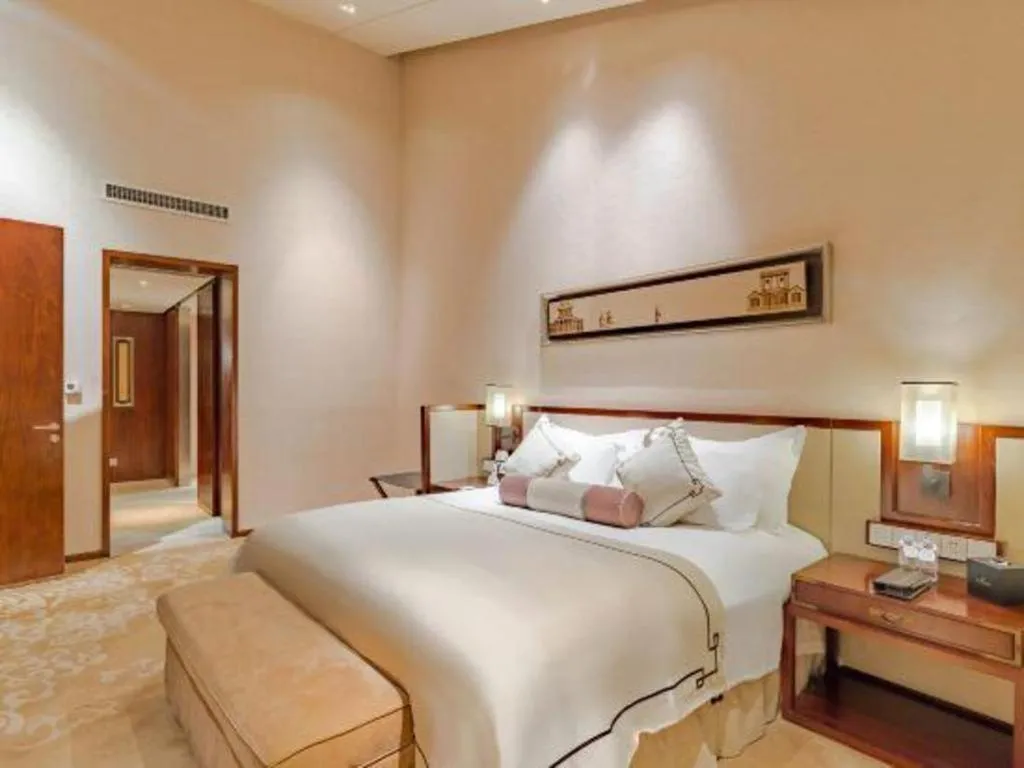 Bed in Tong Que Tai Jinling Hotel Tongling Anhui