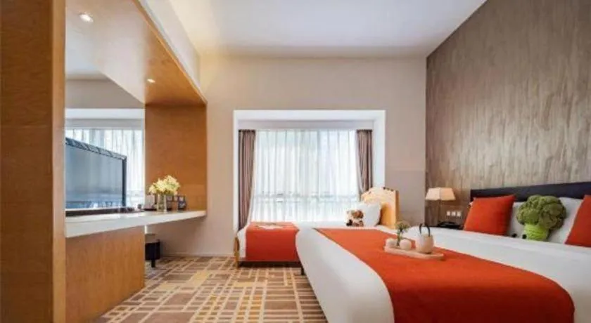 Bed in Xian Hotel New