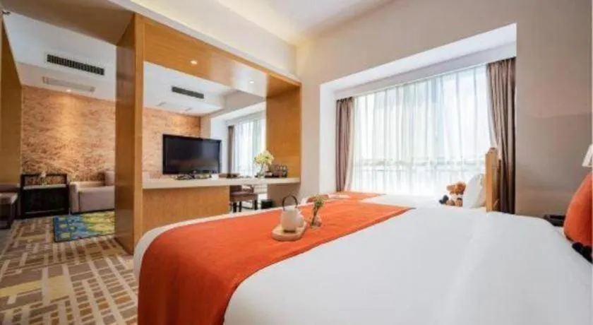 Bed in Xian Hotel New