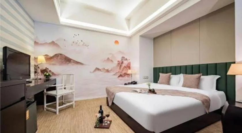 Bed in Xian Hotel New
