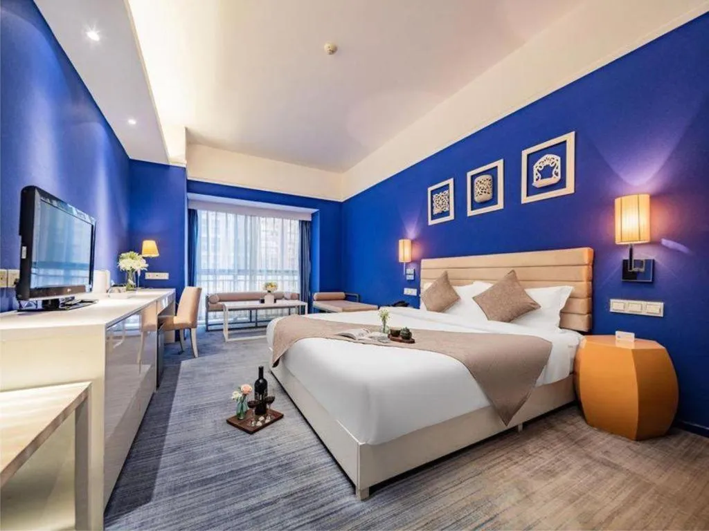 Bed in Xian Hotel New