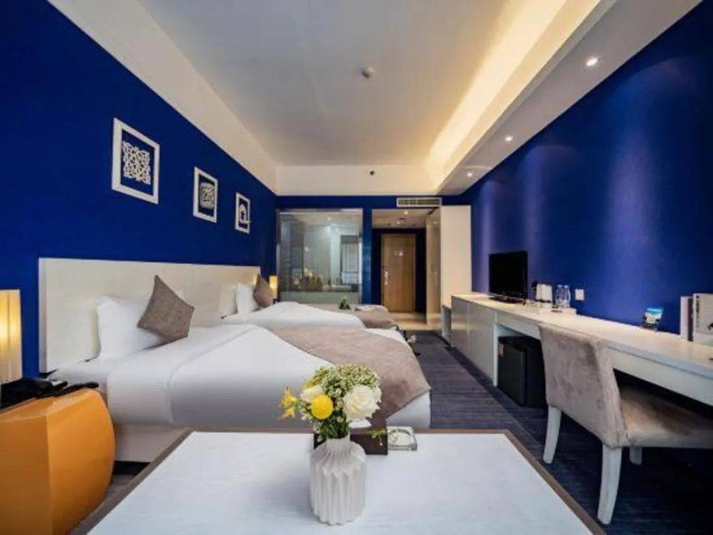 Bed in Xian Hotel New