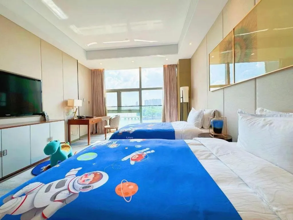 Bed in Nanjing Lakehome Hotels and Resorts