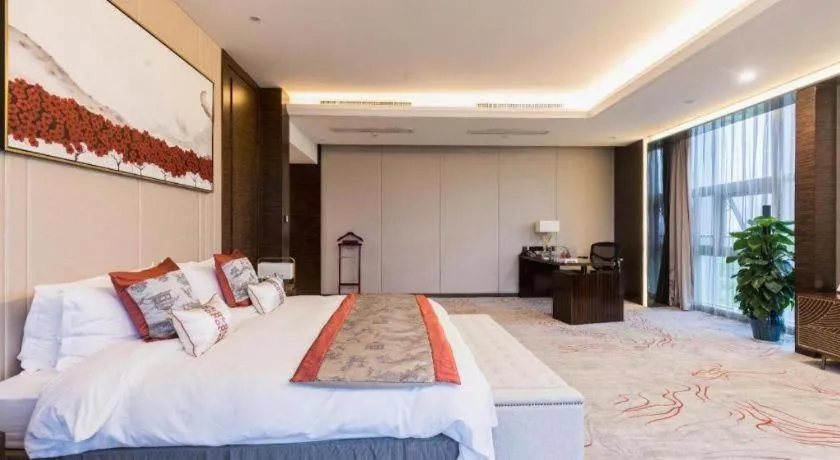 Bed in Nanjing Lakehome Hotels and Resorts