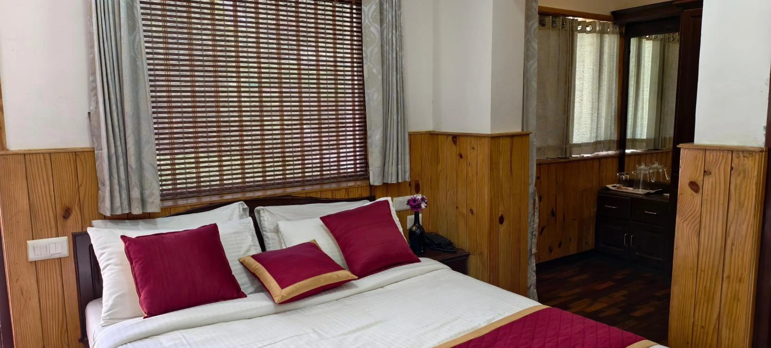 Bed in Tree Elanza, Unit of Santhi Ayurvedic Resort