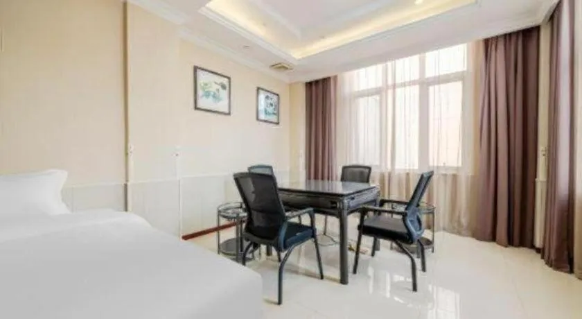 Bed in GreenTree Inn Suzhou Dongxing Road Xinye Square Express Hotel