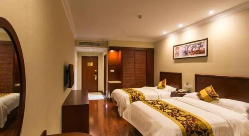 Bed in GreenTree Inn Suzhou Dongxing Road Xinye Square Express Hotel