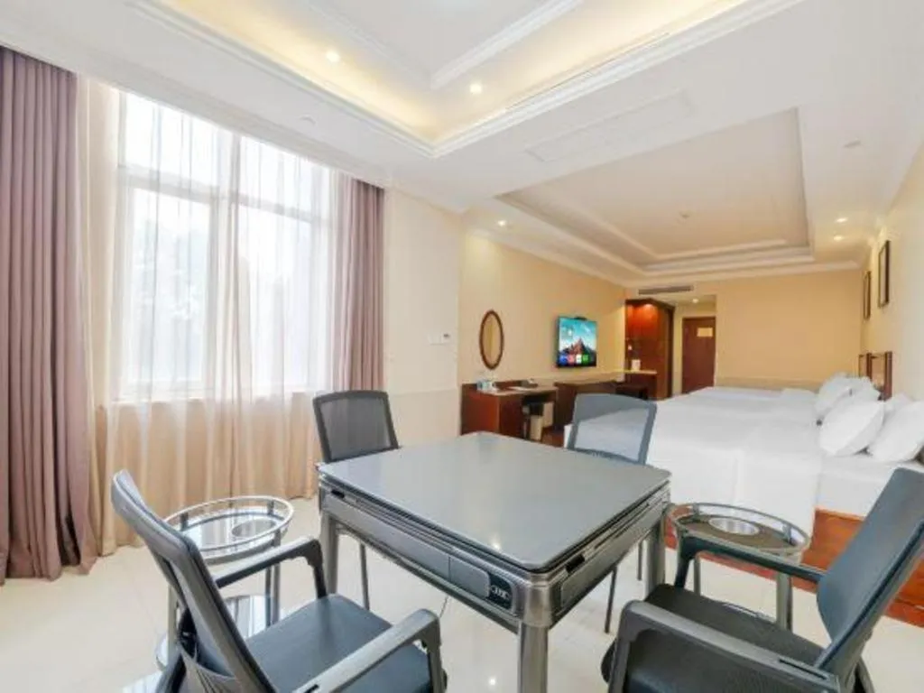 Bed in GreenTree Inn Suzhou Dongxing Road Xinye Square Express Hotel
