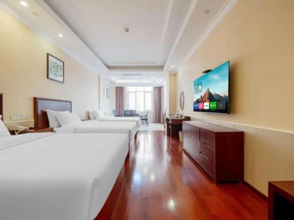 Bed in GreenTree Inn Suzhou Dongxing Road Xinye Square Express Hotel