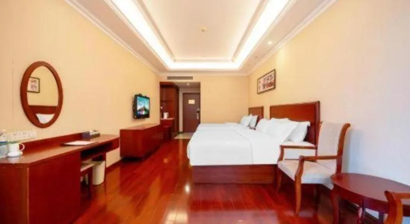 Bed in GreenTree Inn Suzhou Dongxing Road Xinye Square Express Hotel
