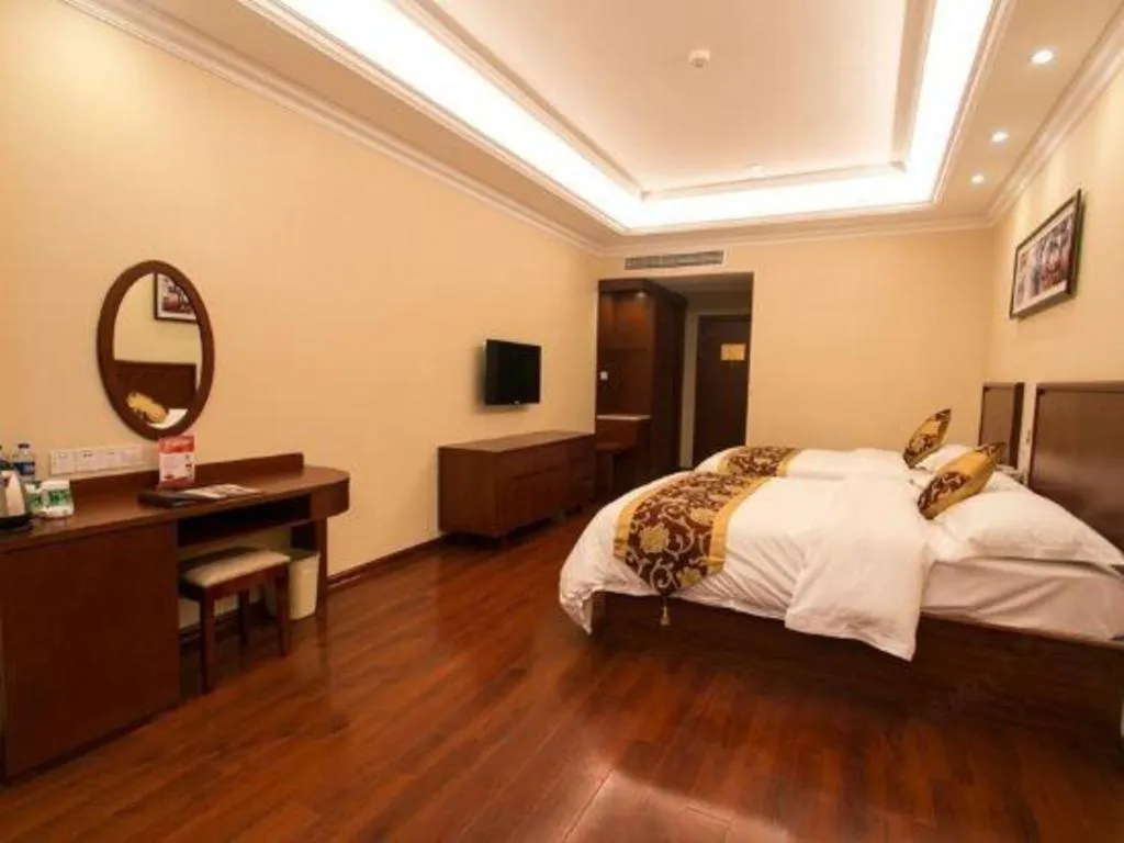 Bed in GreenTree Inn Suzhou Dongxing Road Xinye Square Express Hotel