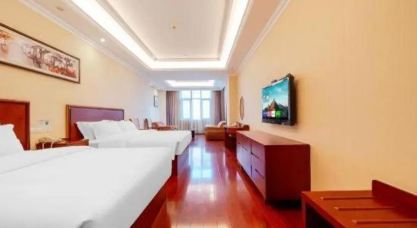 Bed in GreenTree Inn Suzhou Dongxing Road Xinye Square Express Hotel