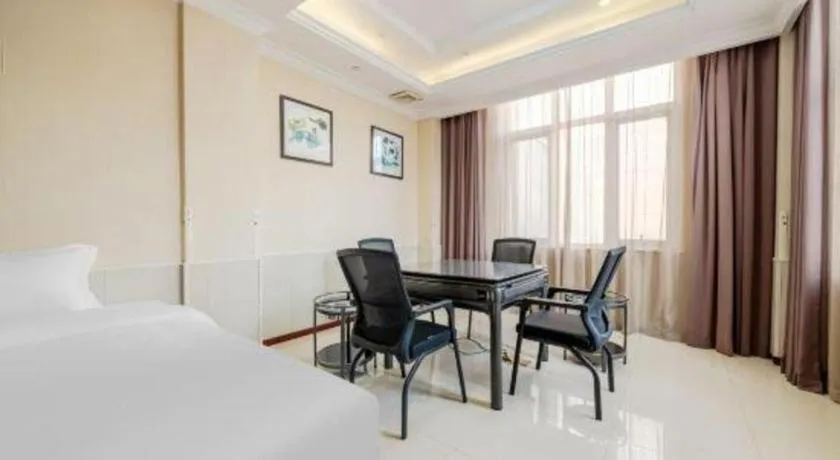 Bed in GreenTree Inn Suzhou Dongxing Road Xinye Square Express Hotel
