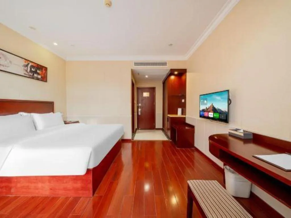 Bed in GreenTree Inn Suzhou Dongxing Road Xinye Square Express Hotel