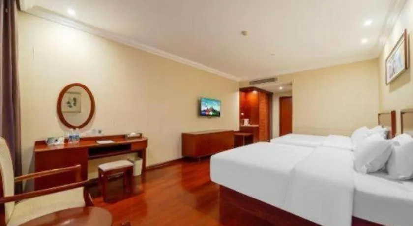 Bed in GreenTree Inn Suzhou Dongxing Road Xinye Square Express Hotel