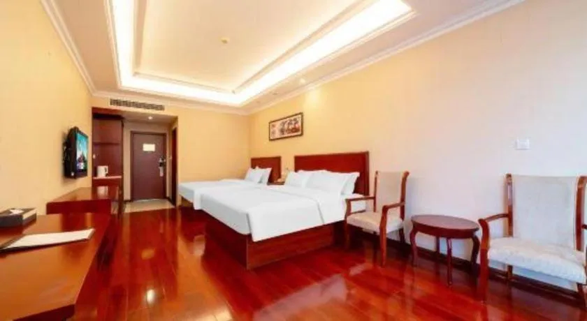 Bed in GreenTree Inn Suzhou Dongxing Road Xinye Square Express Hotel