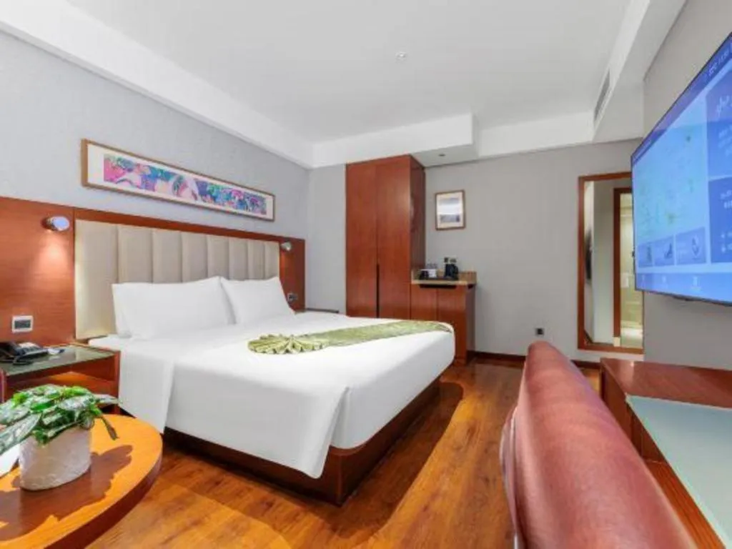 Bed in Yitel Guangzhou Pazhou Exhibition Center Chigang Metro Station