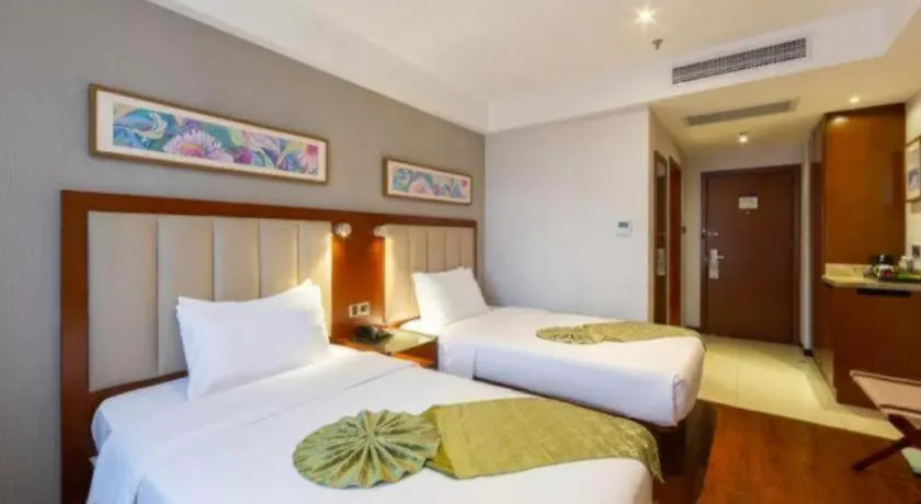 Bed in Yitel Guangzhou Pazhou Exhibition Center Chigang Metro Station