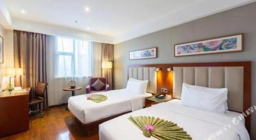 Bed in Yitel Guangzhou Pazhou Exhibition Center Chigang Metro Station