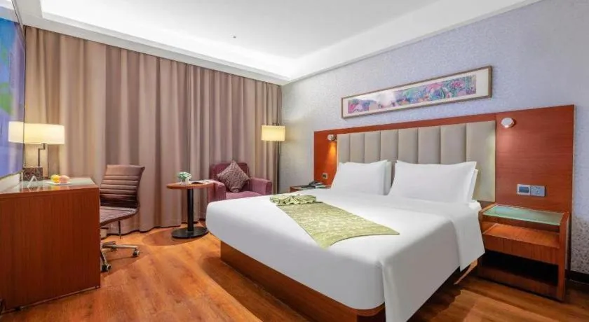 Bed in Yitel Guangzhou Pazhou Exhibition Center Chigang Metro Station