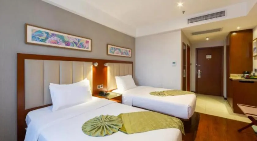 Bed in Yitel Guangzhou Pazhou Exhibition Center Chigang Metro Station