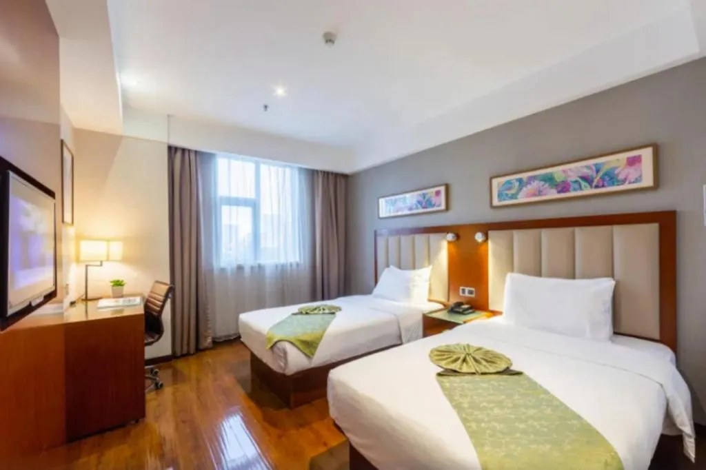 Bed in Yitel Guangzhou Pazhou Exhibition Center Chigang Metro Station